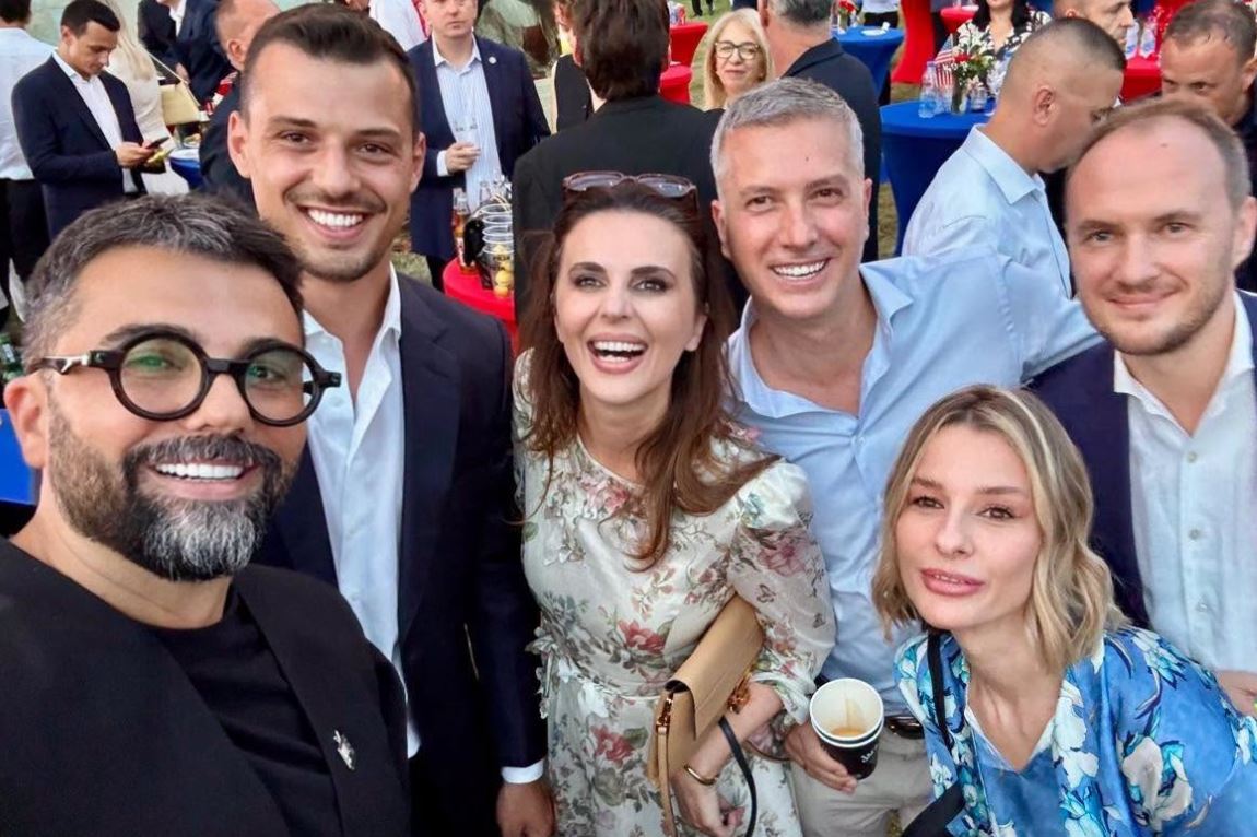 Endrit Thaçi at the Center of Attention at the US Independence Ceremony