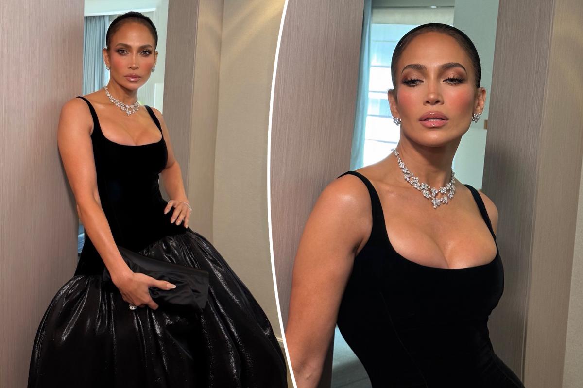 Jennifer Lopez Stuns with Hepburn-Inspired Look at Swift and Kelce's Star-Studded Wedding